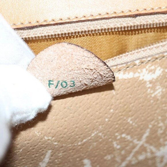 CELINE Macadam Canvas Hand Bag Beige Auth - Picture 13 of 16